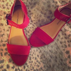 Red Sandals